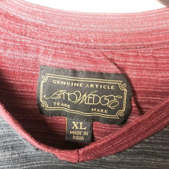 Acknowledge Striped V Neck T Shirt - Picture 3 of 5